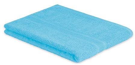 EXKLUSIV HEIMTEXTIL Frottier Handtücher Saunatuch 80 x 200 cm Türkis 500 g