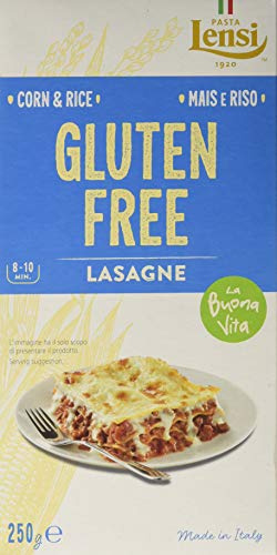Lensi La Buona Vita Gluten Free Lasagne Sheets, 250g (Pack of 1)