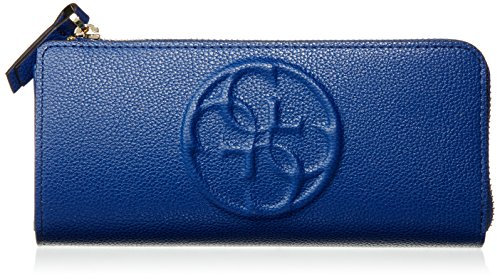 Guess, SWAMY2-P6293, Porte-monnaie femme, Bleu (COB), 10 cm