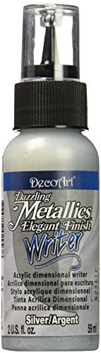 Deco Art DAW70 - Pintura para Tejidos y Telas, Color Plateado