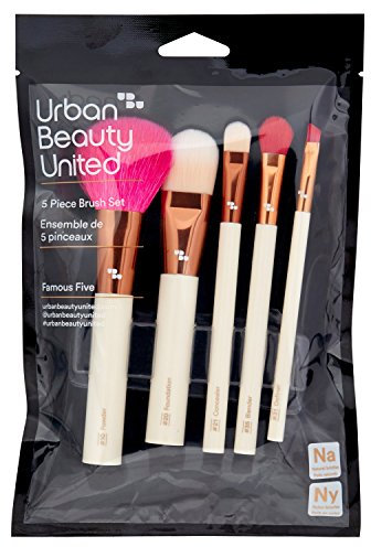 Urban Beauty United Famous Five 5 Piece Brush Kit by Urban Beauty United