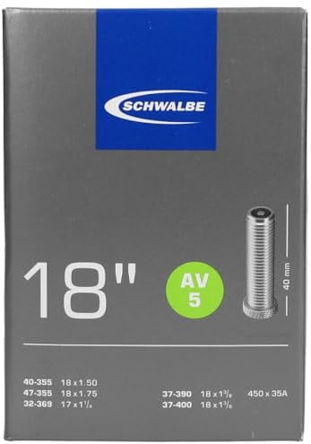 Schwalbe Fahrradschlauch AV5 32/47-355/400 EK AGV 40 mm, 10412310V