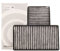 2x ORIGINAL BMW Innenraumfilter Aktivkohlefilter E60 E61 E63 E64 64319171858