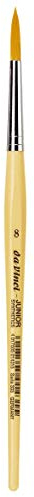 da Vinci Student Series 303 Junior Pinceau Rond élastique synthétique avec Manche laqué Anti-roulis Taille 8