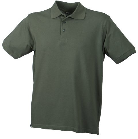 James & Nicholson Herren Classic Polo Poloshirt, Grün (grün Olive), XXX-Large