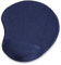 Hama Ergonomisches Mauspad (Mousepad mit Polster zur Schonung des Handgelenks für ergonomisches Arbeiten im Home Office, Büro, oder privat) blau