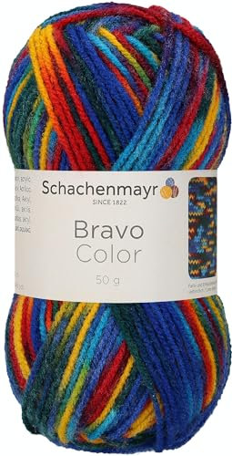 Schachenmayr Bravo Color 9801421-00080 rio Handstrickgarn, Häkelgarn