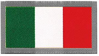 Quattroerre 14502 Toppe Patch Adesive Bandiera Italia per Tessuti