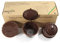RECAPS Nachfüllbarer Kaffeefilter Nachfüllbare wiederverwendbare Kaffeepads Kompatibel mit Gusto Brewers 3er Pack Braun