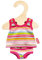 Heless 9110 - Unterwäsche-Set für Puppen, 2-teilig mit Unterhemd und Slip, in Blau oder Pink gestreift, 1 von 2 Designs (zufällige Auswahl), Größe 20 - 25 cm