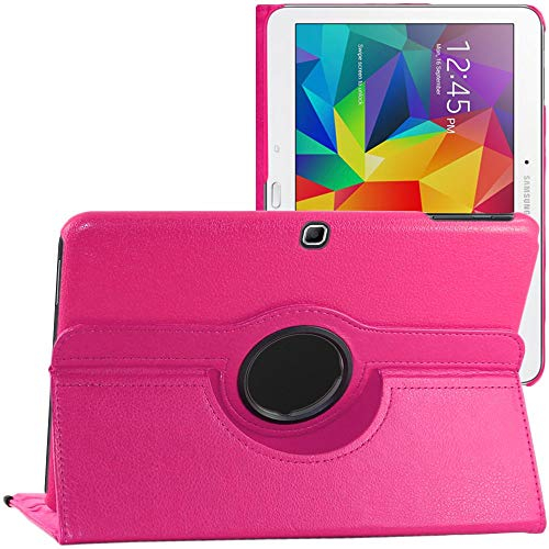 ebestStar - Funda para Samsung Galaxy Tab 4 10.1 SM-T530, T533 T531 T535, Carcasa Capa Giratoria, 360 Protectora, Cuero PU Soporte, Rosa