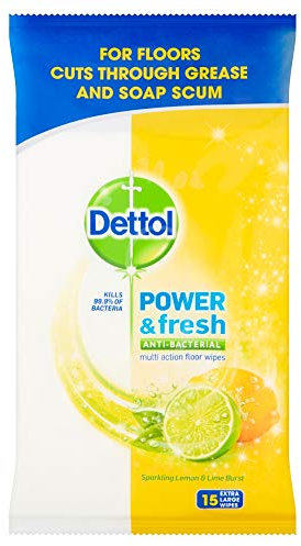 Dettol Floor Wipes Citrus 25 Pack 250g