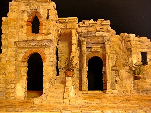 menta-modellbau Krippenbausatz Nazareth, Orientalische Weihnachtskrippe, Bausatz, Krippenbau, Krippe selber Bauen
