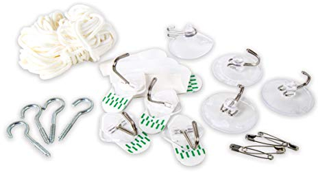 Lifesystems Mosquito Net Spares Hanging Kit For All Mosquito Nets,White/Grey