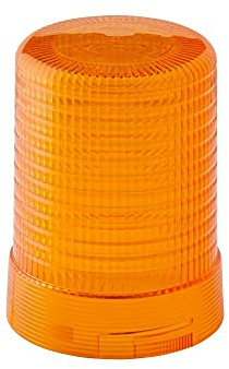 HELLA 9EL 856 416-001 Lichtscheibe, Rundumleuchte - gelb (amber) für Traktor, LKW, Gabelstapler