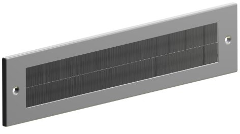STORMGUARD 06SR017000000A Briefkastenabdeckung Zugluftstopper für den Innenbereich - silberne Ausführung, Aluminium, 335mm x 75mm