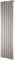 Ximax 20 Mars Vertical Single Panel Designer Radiator 900 H X 595 in Silver, 900 x 595mm