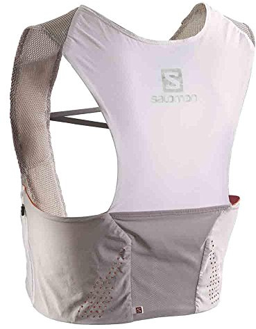 Salomon S-Lab Sense Ultra Set Alu/RD/Wh - Sac à Dos, Unisex, Argenté, XL