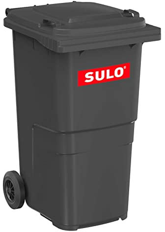 Sulo CITYBAC 240 Liter Mülltonne Grau MGB240 Müllbehälter Abfalltonne Made in Germany Extra Starker Kunststoff Leise Vollgummiräder Leicht zu Reinigen UV-beständig Verrottungsfest