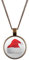 WeAreAwesome Weihnachts-Kette mit Zipfelmütze 70cm Halskette Weihnachtsmann-Kette Wichtel Nikolo Weihnachten Nikolaus