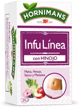 Hornimans Infu Línea | Infusión con Hinojo 100% Natural | 20 bolsitas | Sin Teína
