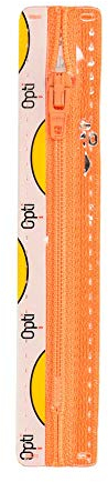 Opti S40-12-00693 Reißverschluss, 100 Prozent Polyester, 00693 Orange, 12cm