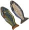 DII Cotton Lake House Fish Oven Mitts, 6 X 16.5 Set of 2, Machine Washable and Heat Resistant for Kitchen Cooking and Baking