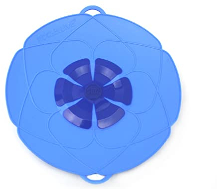 Kochblume Couvercle Fleur en Silicone, 29 cm, Bleu, Taille M