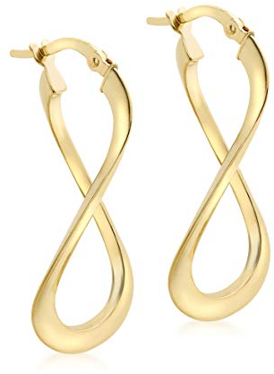 CARISSIMA Damen-Ohrhänger 9 Karat 375 Gelbgold Twist 1.53.9099