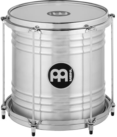 Meinl Percussion Aluminum Series Repinique - Very Small Hand Drum with Synthetic Head - 10 Inches Height - Aluminum, Silver (RE10)