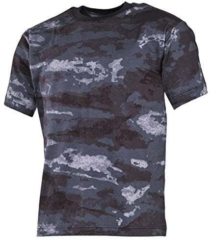 MFH US T-Shirt, halbarm,170 g/m² (DE/NL/SE/PL, Alphanumerisch, L, Regular, Regular, HDT-camo LE)