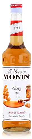 Monin Sirup Honig (1 x 0,7l) - für kreative Getränke Cocktails Kochkunst aromatischer Geschmack - vielseitig verwendbar