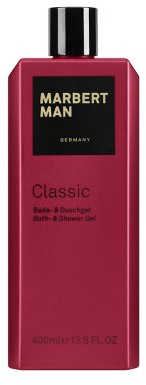 Marbert Man homme/ men Classic Bade- und Duschgel, 1er Pack (1 x 400 ml) Lavendel,Sandelholz,Zimt