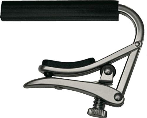 SHUBB - C2 Standard, Kapodaster für Gitarre mit Nylonsaiten, Silber