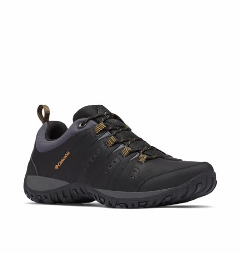 Columbia Woodburn 2 Wanderschuhe für Herren, Schwarz (Black/Goldenrod), 45 EU