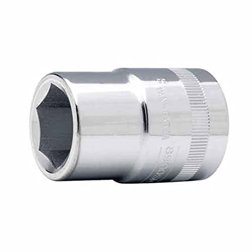 Bahco 8900SM-30 Standard Length Socket, Silver, 3/4-Inch Hex 30 mm