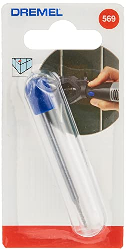 Dremel 569 Grout Removal Bit, 1.6 mm Grout Remover Accessory for Rotary Multi Tool for Removing and Cleaning Grout