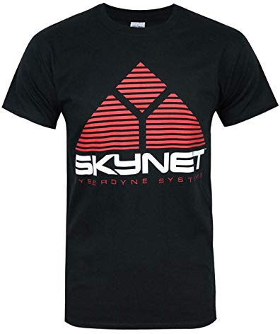 Terminator Skynet Logo Men's T-Shirt Black