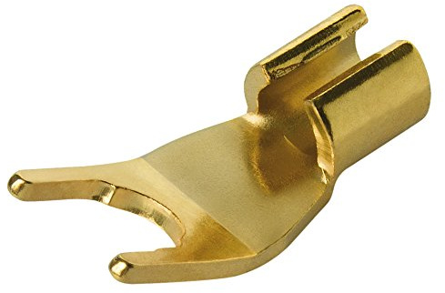 Hicon Connectors HI-CTA01 Kabelschuh max 16mm², echtvergoldet 4mm bis 8mm Gabel - HI-CTA01