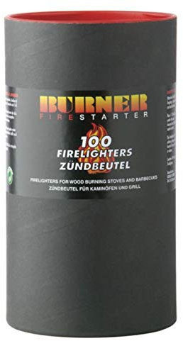 Burner Kaminanzünder Zündbeutel Anzünder 100er Box