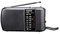 Daewoo Radio Portátil DRP-14 | Radio Analógica | Radio Am/FM | Altavoz Frontal | Salida de Auriculares | Color Negro