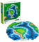 PLUS PLUS Earth Block Puzzle 800 pc(s) Globe, Erde