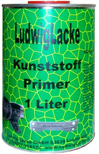 Ludwiglacke 1 Liter Kunststoffprimer Haftvermittler für Kunststoffe GFK Motorrad
