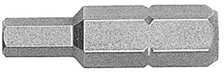 Witte 4270829 Set mit 5 Schraubendreher-Aufsätzen, hexagonal, 2,5 x 25 mm, in Hülle
