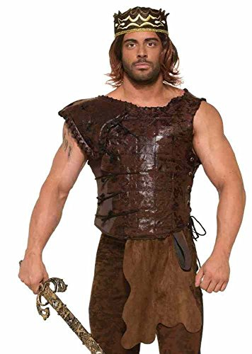 shoperama Braune Rüstung für Herren Gr. L/XL
