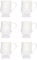Bone China Set of 6 White Bulbous* Approx.10oz Beakers/Mugs Gift Boxed