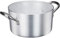 Ollas Agnelli Cazuela Alta de Aluminio, con 2 Asas en Acero Inoxidable, Plata, 1,9 litros