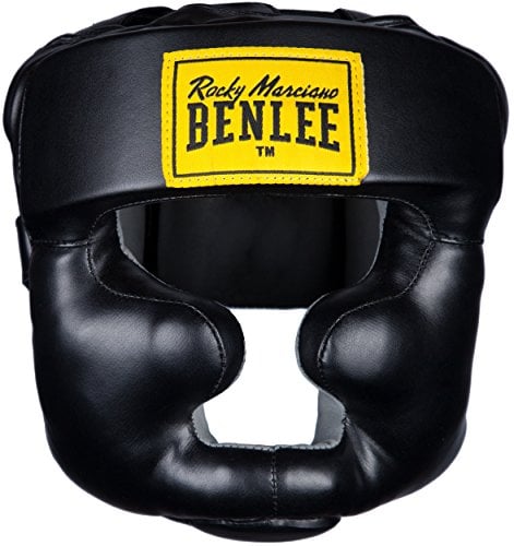 BENLEE Kopfschutz aus Kunstleder Full Protection L/XL, Black