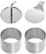 Westmark 2 Dessert-/Speiseformer, Rund, inkl. 1 Heber und 1 Stampfer, Set 4-tlg., Rostfreier Edelstahl, Kreis, Silber, 16302260