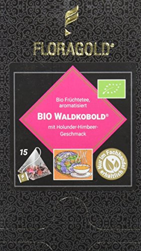 FLORAGOLD Pyramidenbeutel Früchtetee Bio Waldkobold, 1er Pack (1 x 68 g)